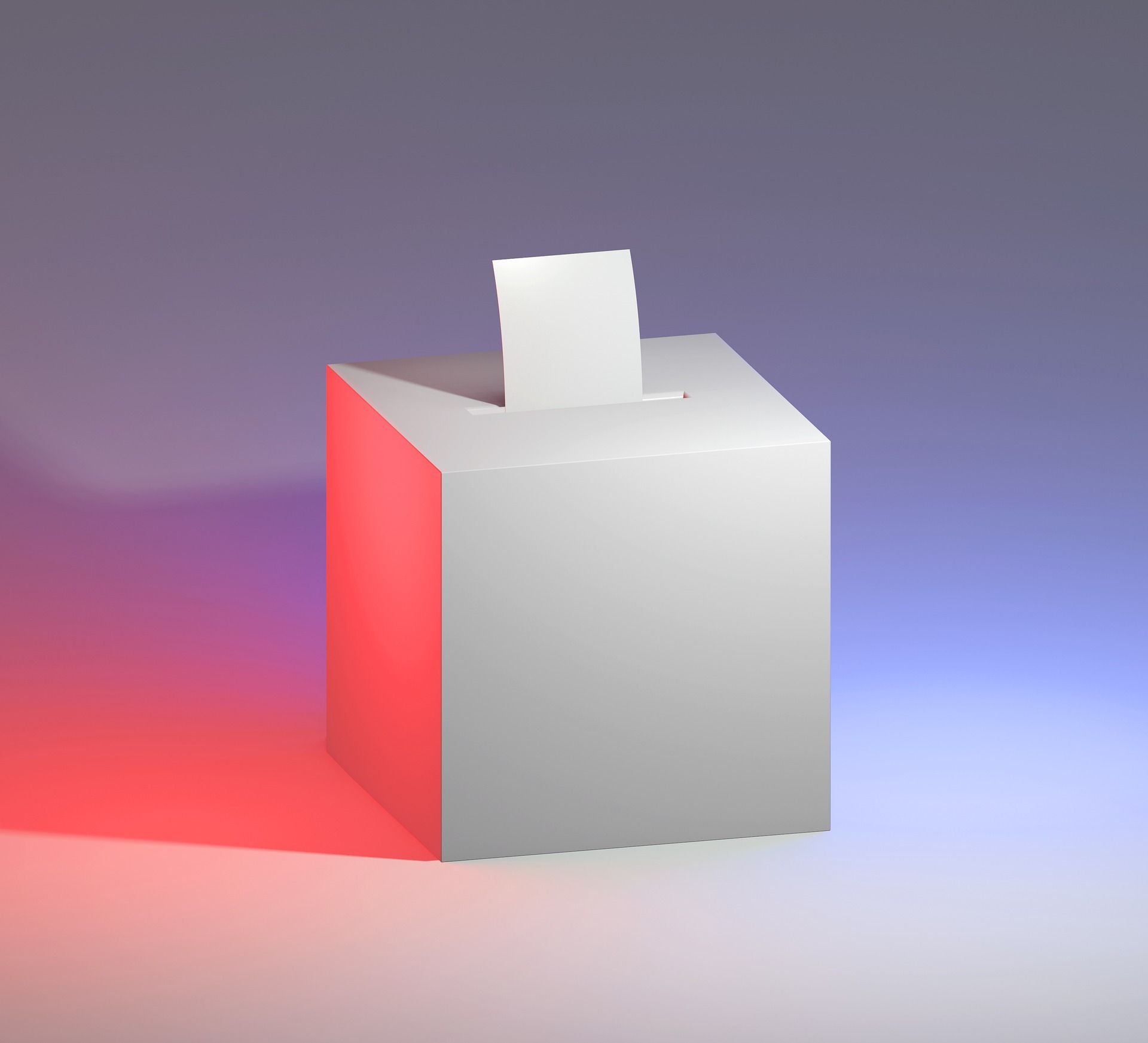 Auf dem Bild ist eine Wahlurne zu sehen