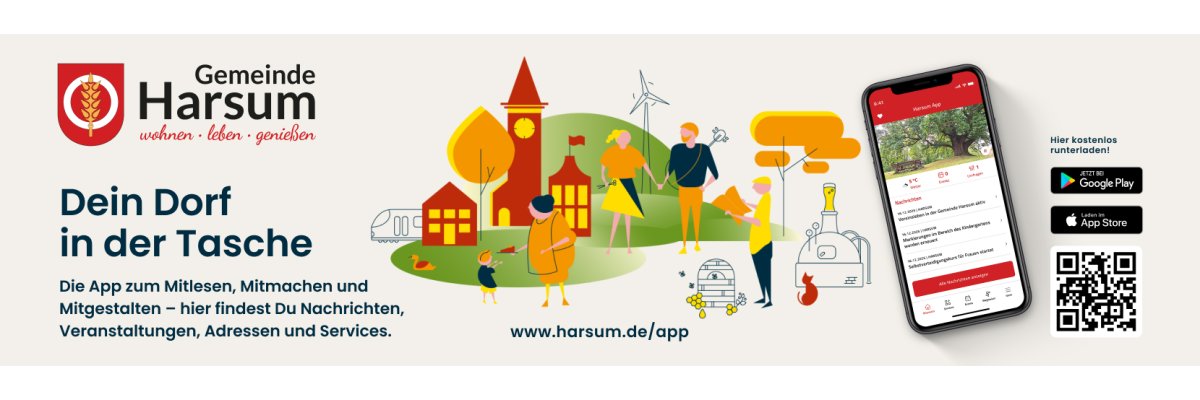 Dein Dorf in der Tasche die Harsum App