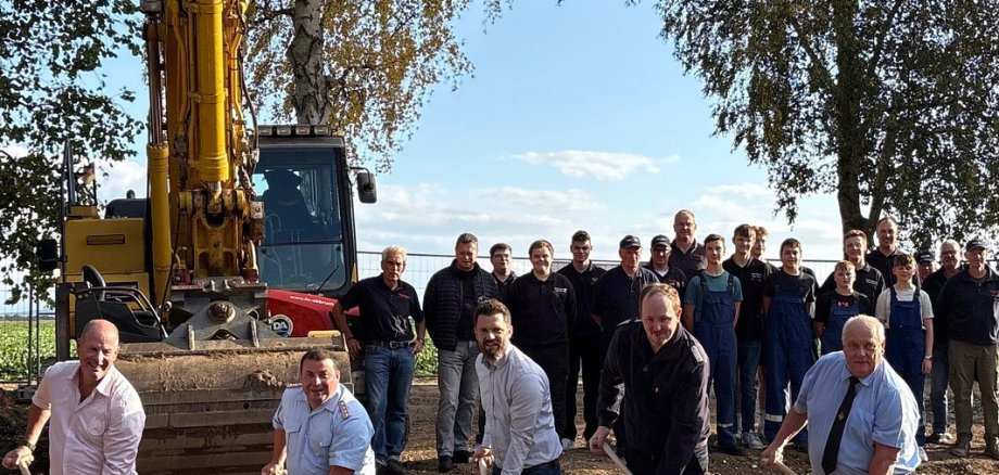 Erster Spatenstisch Feuerwehrgerätehaus Klein Förste