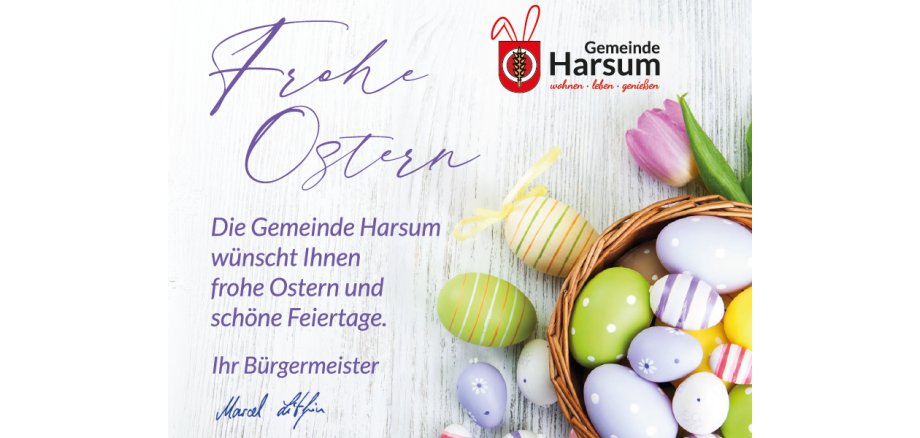 Ostergrüße des Bürgermeisters 