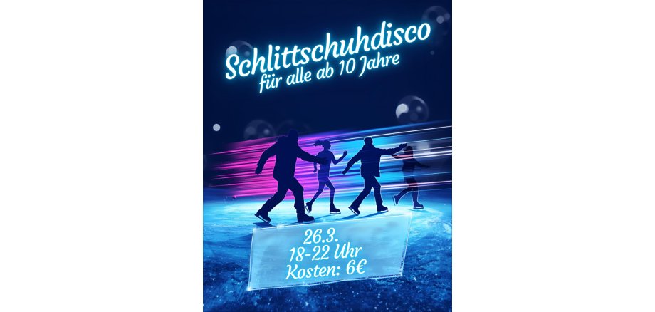 Auf dem Bild sind Schlittschuhläufer zu sehen